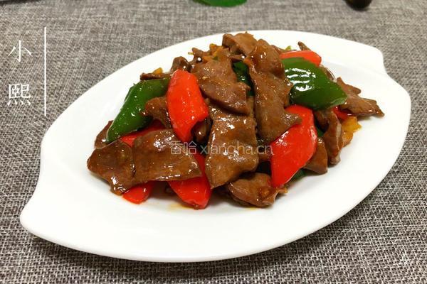 爆炒猪心的做法图解10