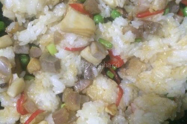 炒糯米饭的做法图解11