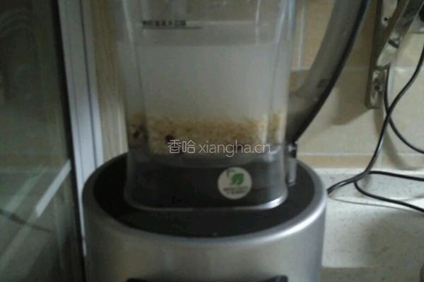 红豆麦片米糊的做法图解3