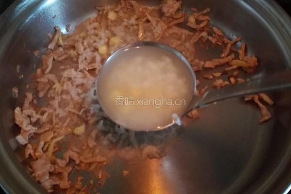 瘦肉皮蛋粥的做法图解10