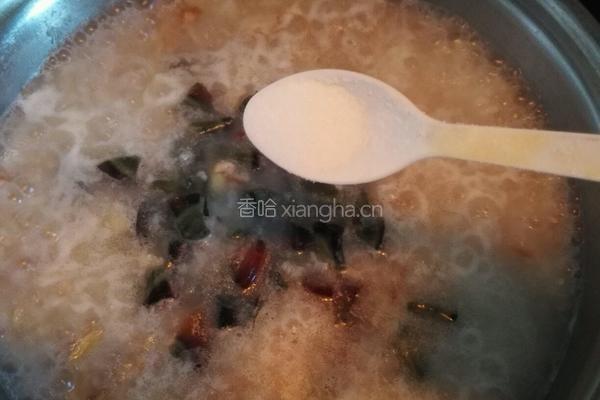 瘦肉皮蛋粥的做法图解12