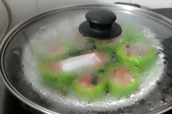 苦瓜蒸肉的做法图解8