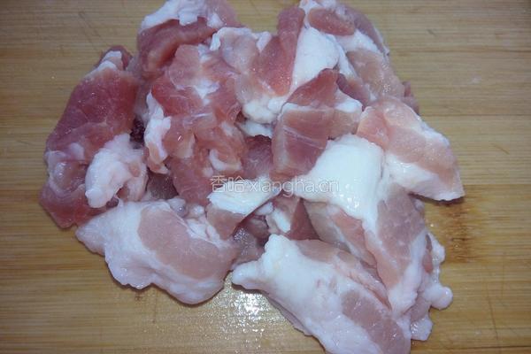 肉片炒青椒的做法图解2