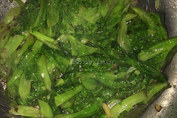 蚝油生菜的做法图解4