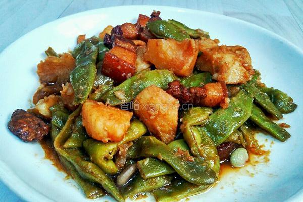 土豆炖五花肉豆角的做法图解10