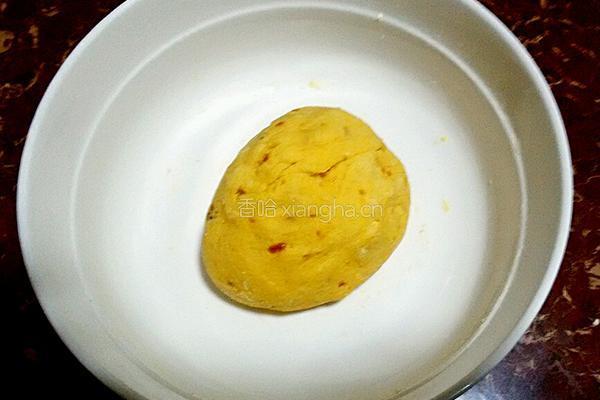 奶香红糖豆沙玉米发糕的做法图解3