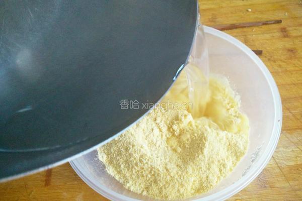 烙玉米饼的做法图解2
