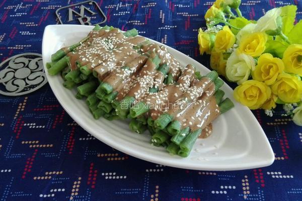 麻汁豆角的做法图解8