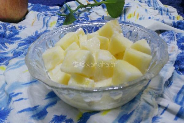 苹果酸奶沙拉的做法图解5