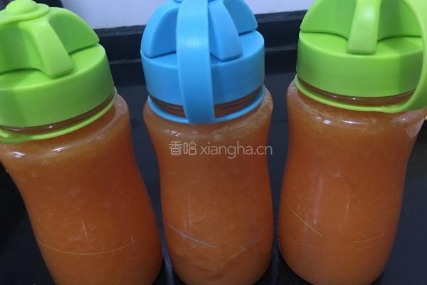 榨木瓜汁的做法图解4