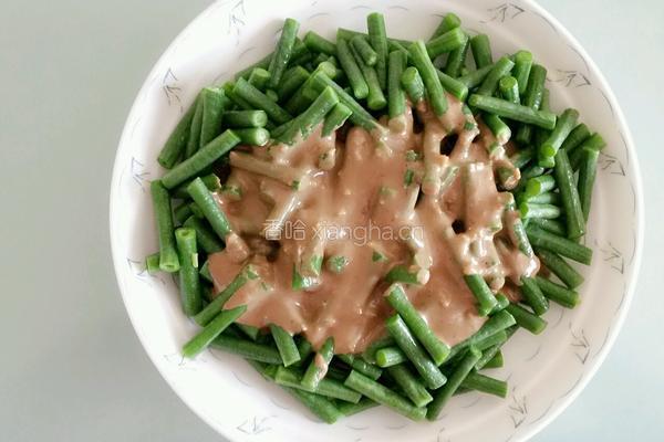 芝麻酱拌豆角的做法图解8