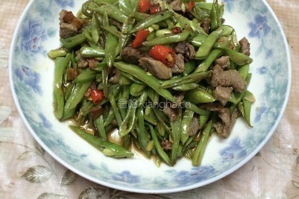 扁豆丝炒肉的做法图解9