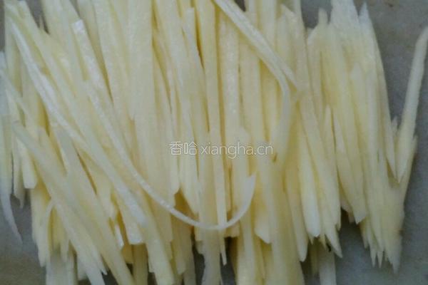 土豆丝的切法的做法图解7