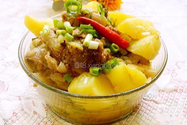 排骨焖土豆的做法图解8