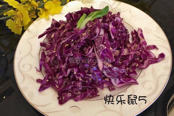 凉拌甘蓝的做法图解7