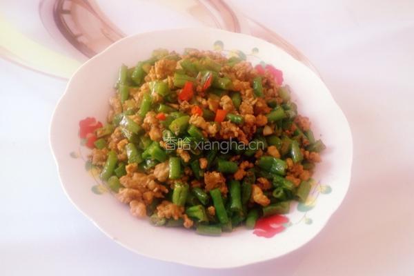 豆角肉末的做法图解9