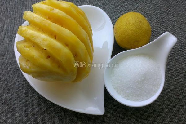 酸甜菠萝酱的做法图解1