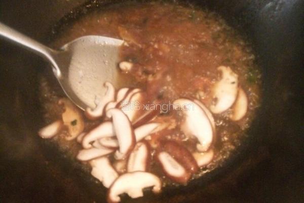 香菇油菜烧豆腐的做法图解10