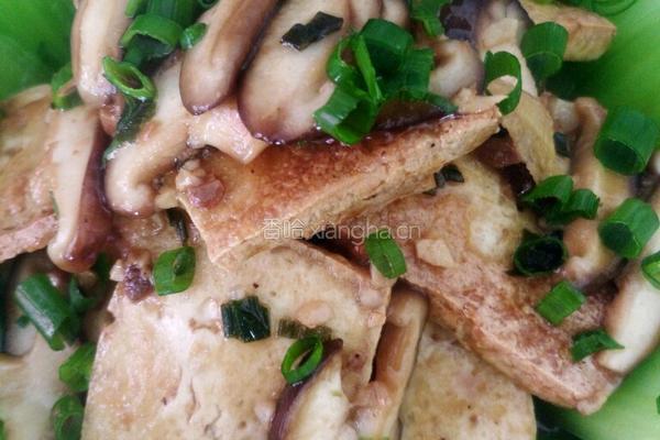 香菇油菜烧豆腐的做法图解11