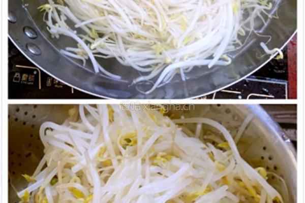 炒豆芽的做法图解2