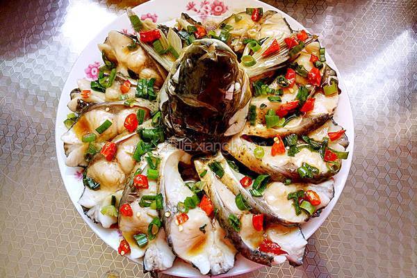 孔雀开屏鱼的做法图解16