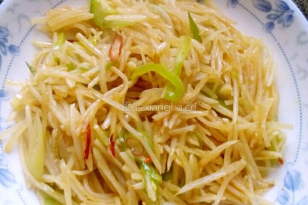 家常土豆丝的做法图解3