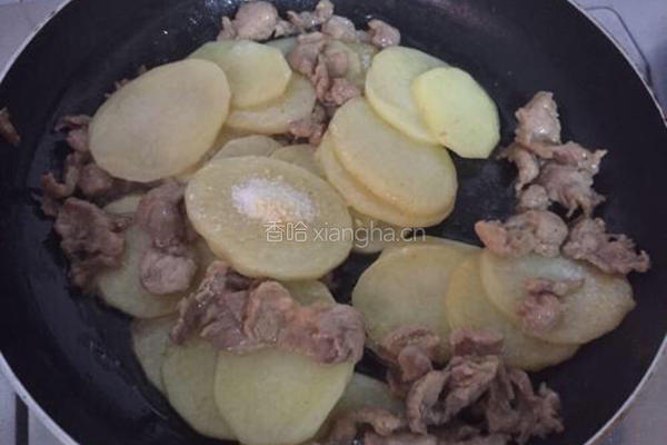 土豆片炒肉的做法图解7
