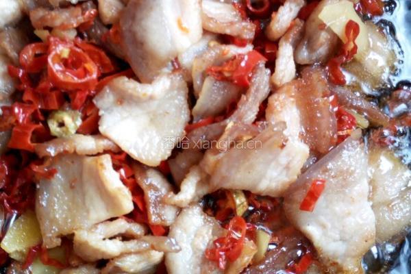 蒜苔回锅肉的做法图解5