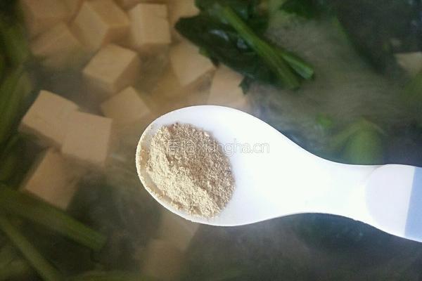 小白菜炖豆腐的做法图解5