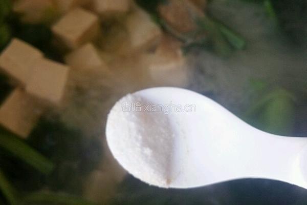 小白菜炖豆腐的做法图解6