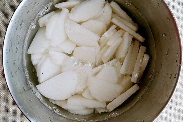 山药炒肉的做法图解4