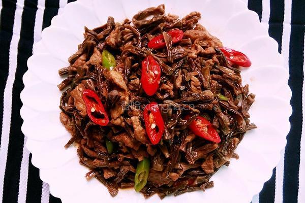 干豆角炒肉的做法图解7