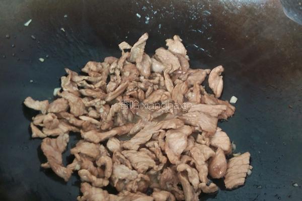 干豆角炒肉的做法图解4