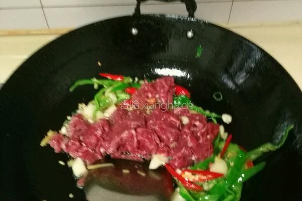 小炒黄牛肉的做法图解4