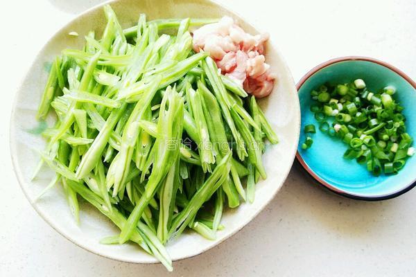 清炒芸豆丝的做法图解2