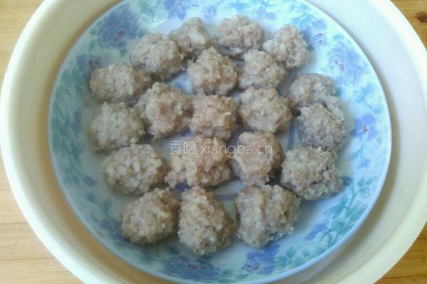 蒸肉丸的做法图解7