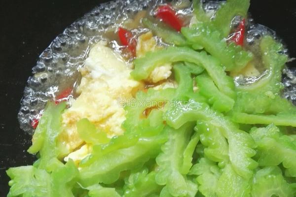 苦瓜拌鸡蛋的做法图解10