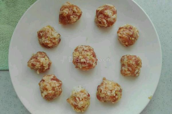 炸肉丸子的做法图解7