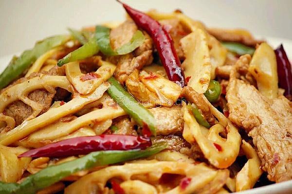竹笋炒肉片的做法图解14