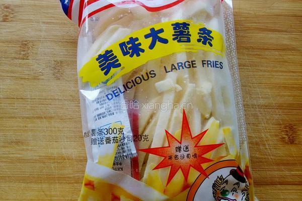 炸冻薯条的做法图解1