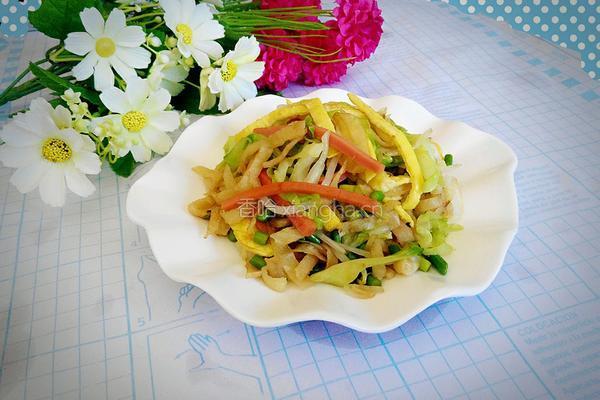 圆白菜炒饼的做法图解11