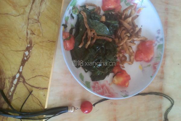 凉拌香椿咸菜的做法图解3
