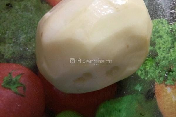 油炸土豆片的做法图解1