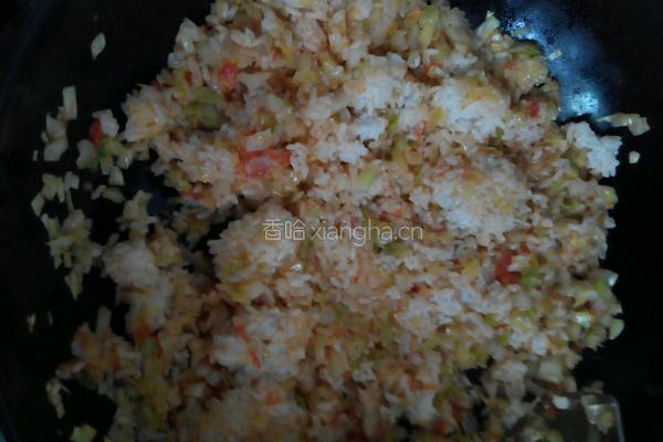 炒饭的做法图解4