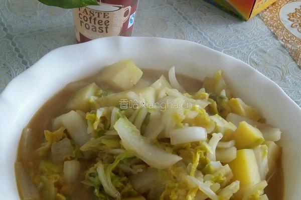 白菜炖土豆的做法图解7
