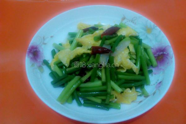 蒜薹鸡蛋的做法图解11
