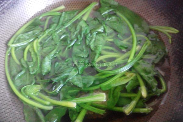 菠菜鸡蛋炒粉丝的做法图解2