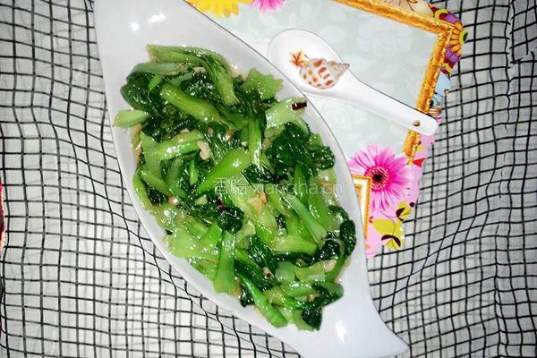 炒青菜的做法图解8
