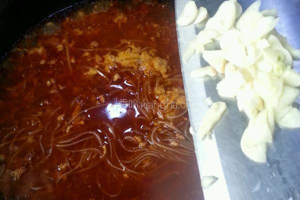 肉末粉丝煲的做法图解8