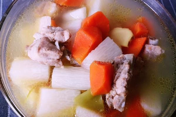 山药胡萝卜炖排骨的做法图解8